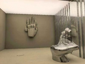 不銹鋼藝術(shù)凳